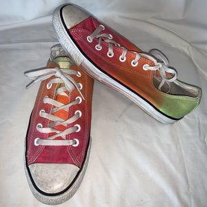 Neon Gradient Converse All Star sneakers